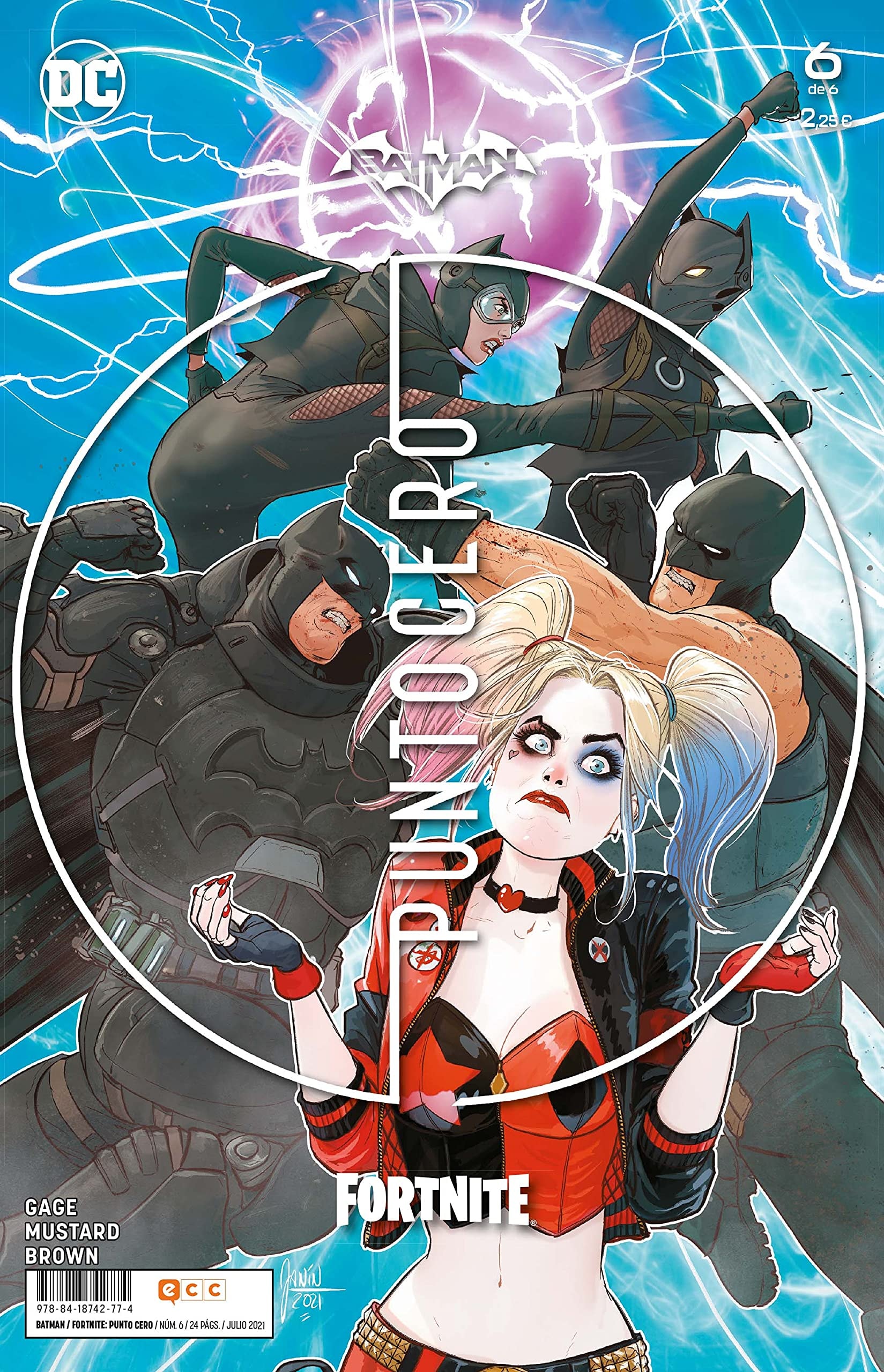 Batman / Fortnite: Punto cero #6 cover