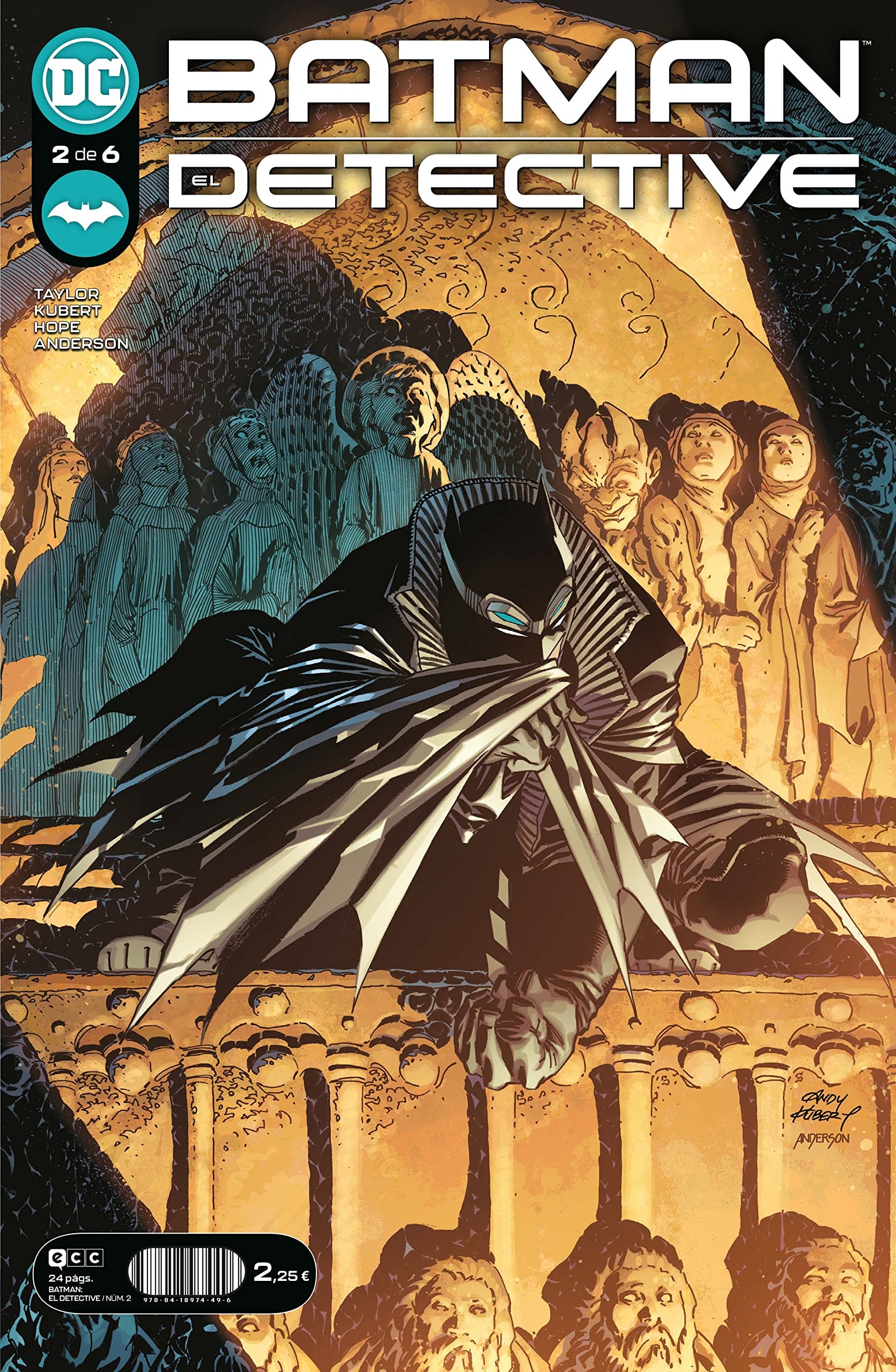 Batman: El Detective #2 cover