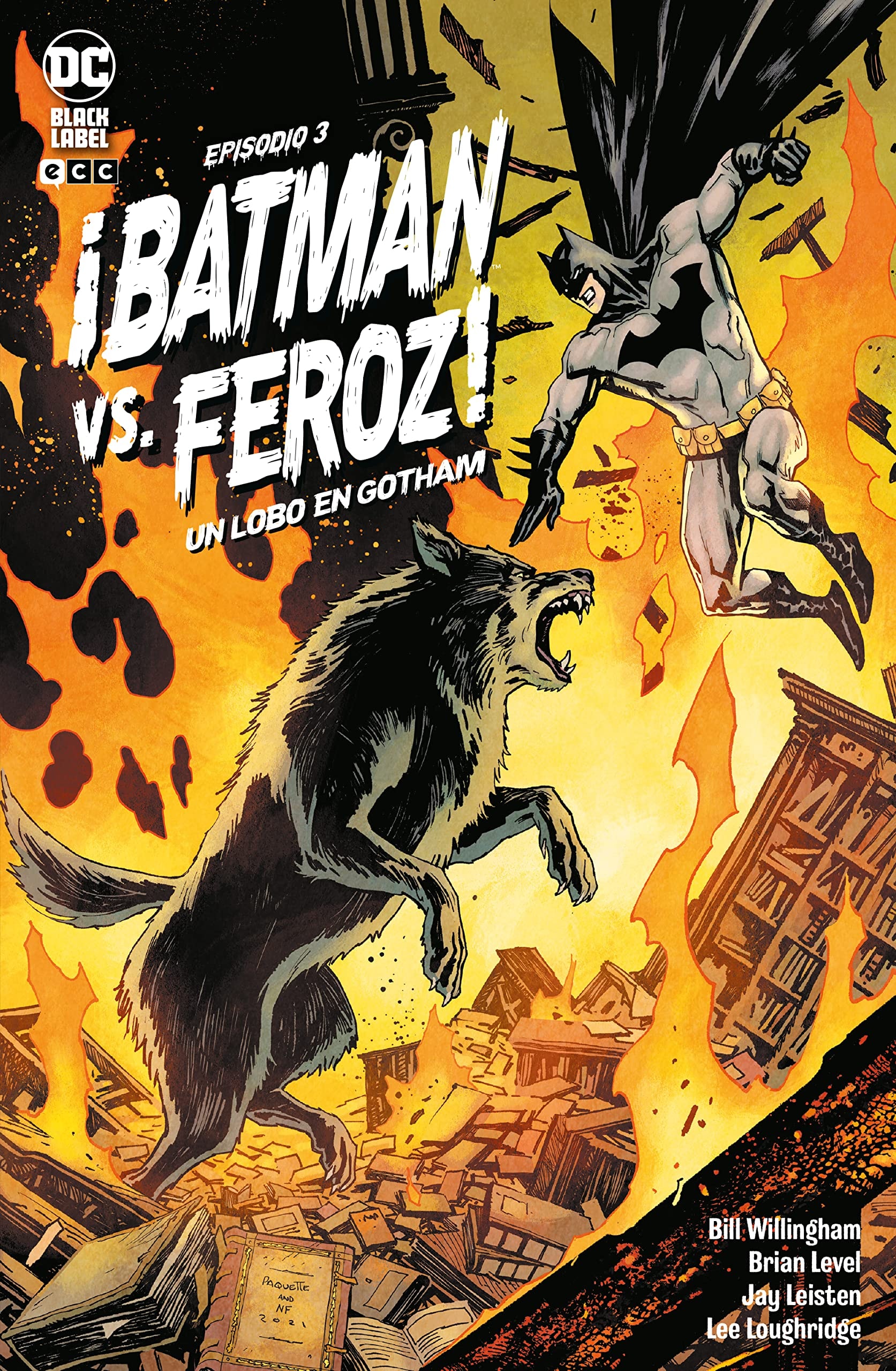 ¡Batman vs. Feroz!: Un lobo en Gotham #3 cover