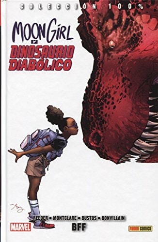 100% Marvel HC. Moon Girl y Dinosaurio Diabólico #1 cover