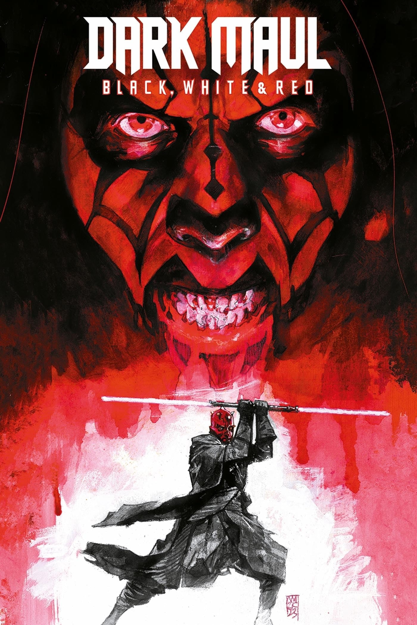 Dark Maul - Black, White & Red #[nn] cover