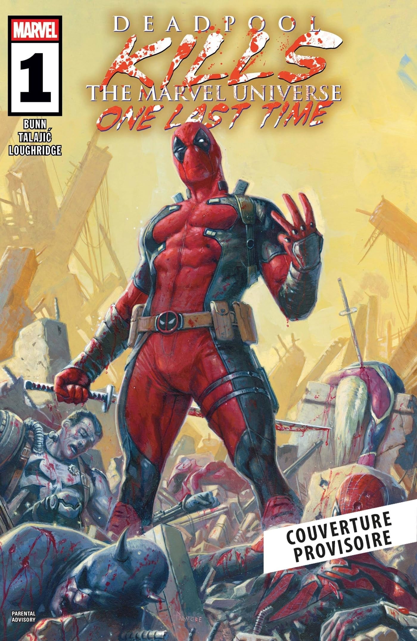 Deadpool - Deadpool massacre Marvel une dernière fois #[nn] cover