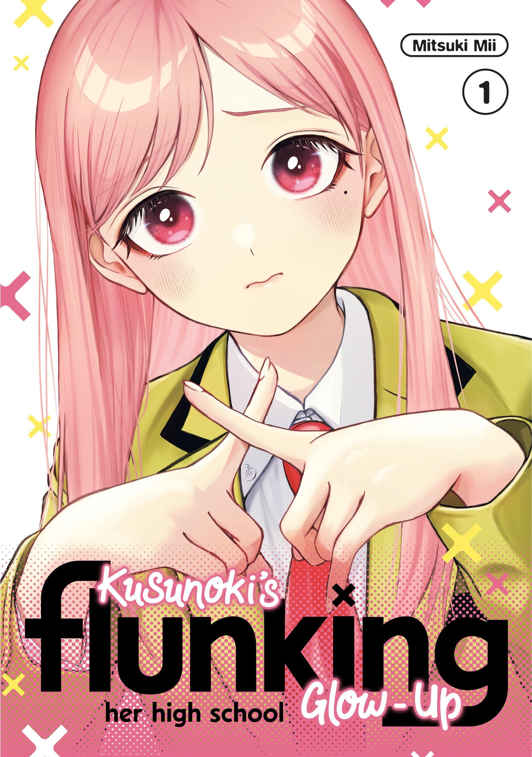 Kusunoki's Flunking Her High School Glow-Up #1 cover
