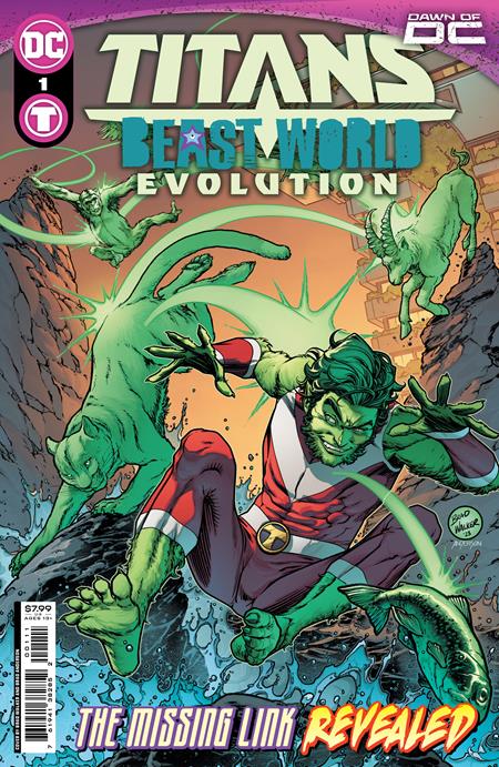Titans: Beast World: Evolution #1 cover
