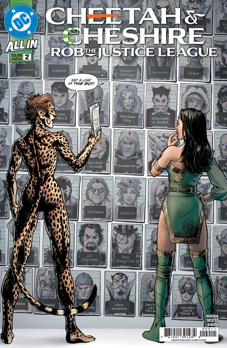 Cheetah & Cheshire Rob the Justice League #2 cover