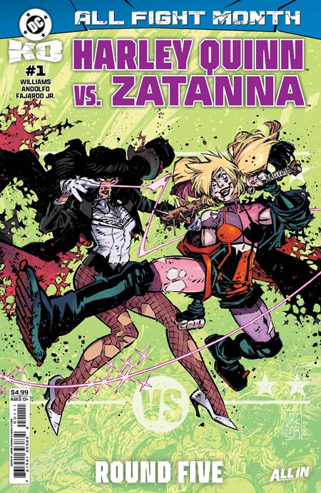 DC K.O.: Harley Quinn vs. Zatanna #1 cover