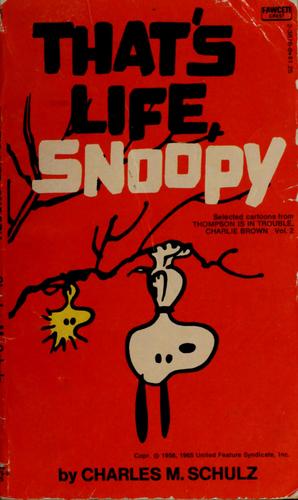 That's Life, Snoopy #2-2886-X cover