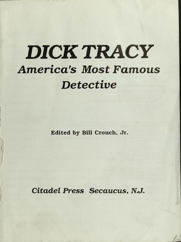 Dick Tracy: America's Most Famous Detective #[nn] cover