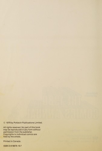 Potlatch Presents The 1980 Comics Annual #[nn]