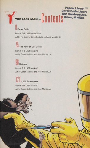 Y: The Last Man #7 cover