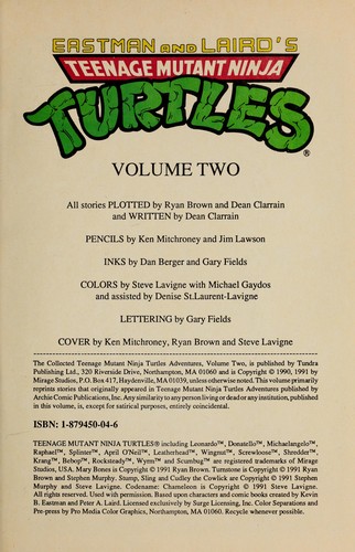 The Collected Teenage Mutant Ninja Turtles Adventures