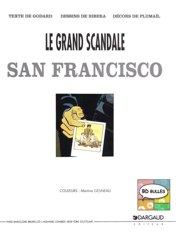 Le Grand scandale #3 cover