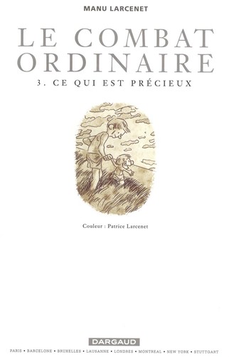 Le combat ordinaire #3 cover