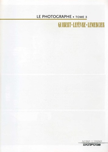 Le photographe #3 cover