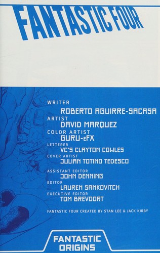 Fantastic Four: Fantastic Origins #[nn] cover