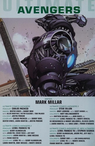 Ultimate Comics Avengers by Mark Millar Omnibus #[nn] cover