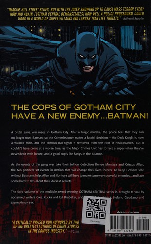 Gotham Central #3 cover