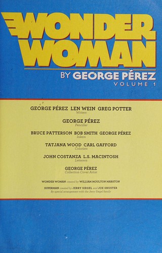 Wonder Woman by George Pérez #1 cover