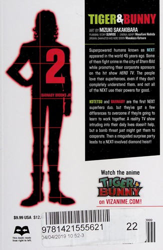 Tiger & Bunny #2 cover