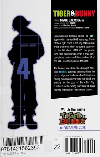 Tiger & Bunny #4 cover