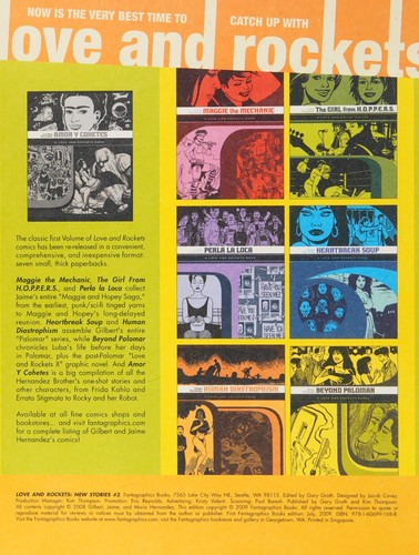 Love and Rockets: New Stories #2