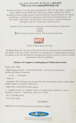 The Avengers #[10] cover