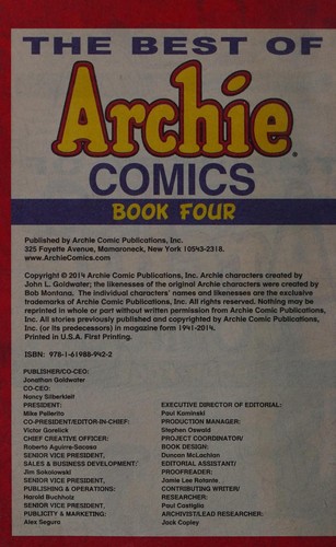 The Best of Archie Comics #4