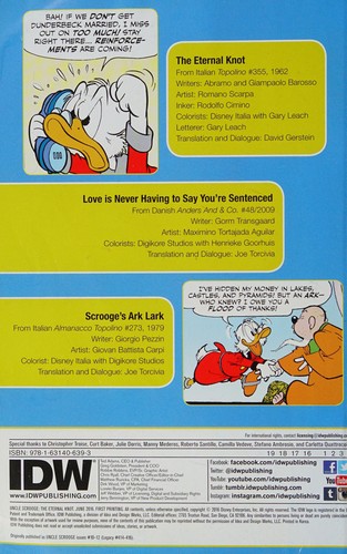 Uncle Scrooge: The Eternal Knot #[nn]