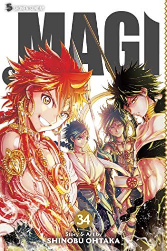 Magi: The Labyrinth of Magic #34 cover