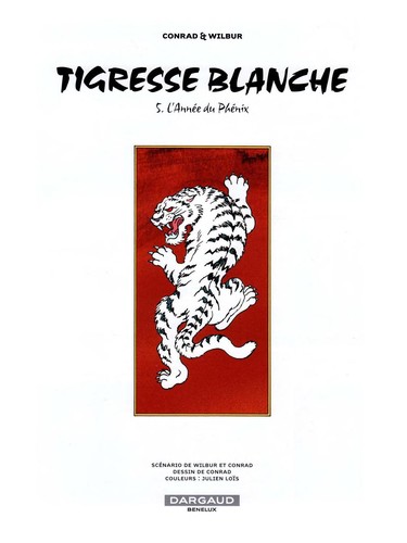 Tigresse blanche #5 cover