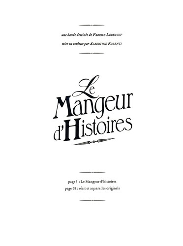 Le Mangeur d'histoires #[nn] cover