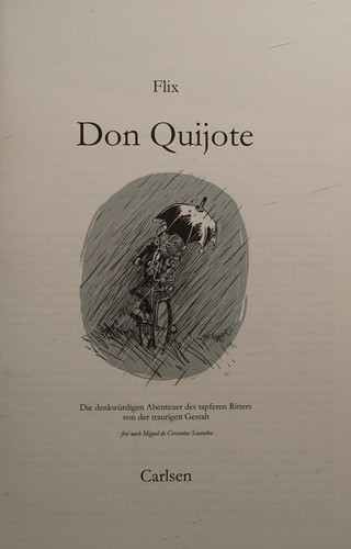 Don Quijote #[nn] cover