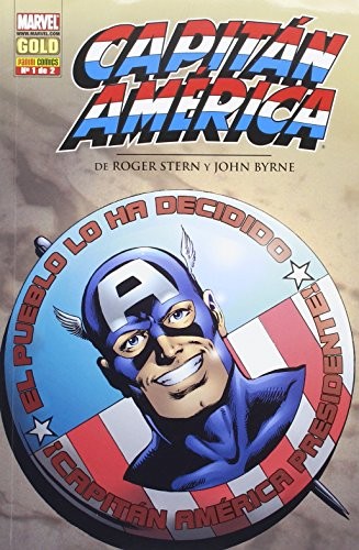 Marvel Gold: Capitán América de Roger Stern y John Byrne #1 cover