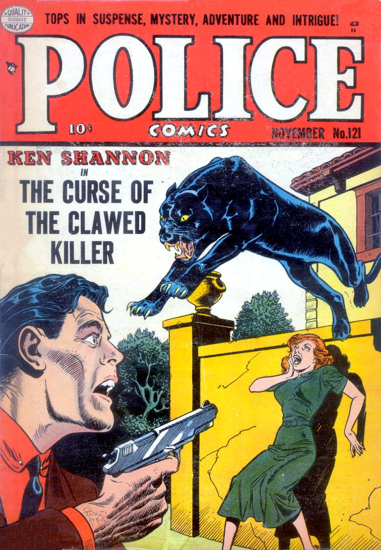 Police Comics #121 cover
