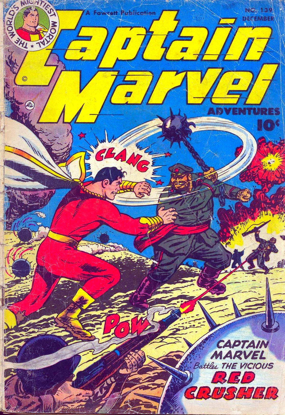 Captain Marvel Adventures #139 cover