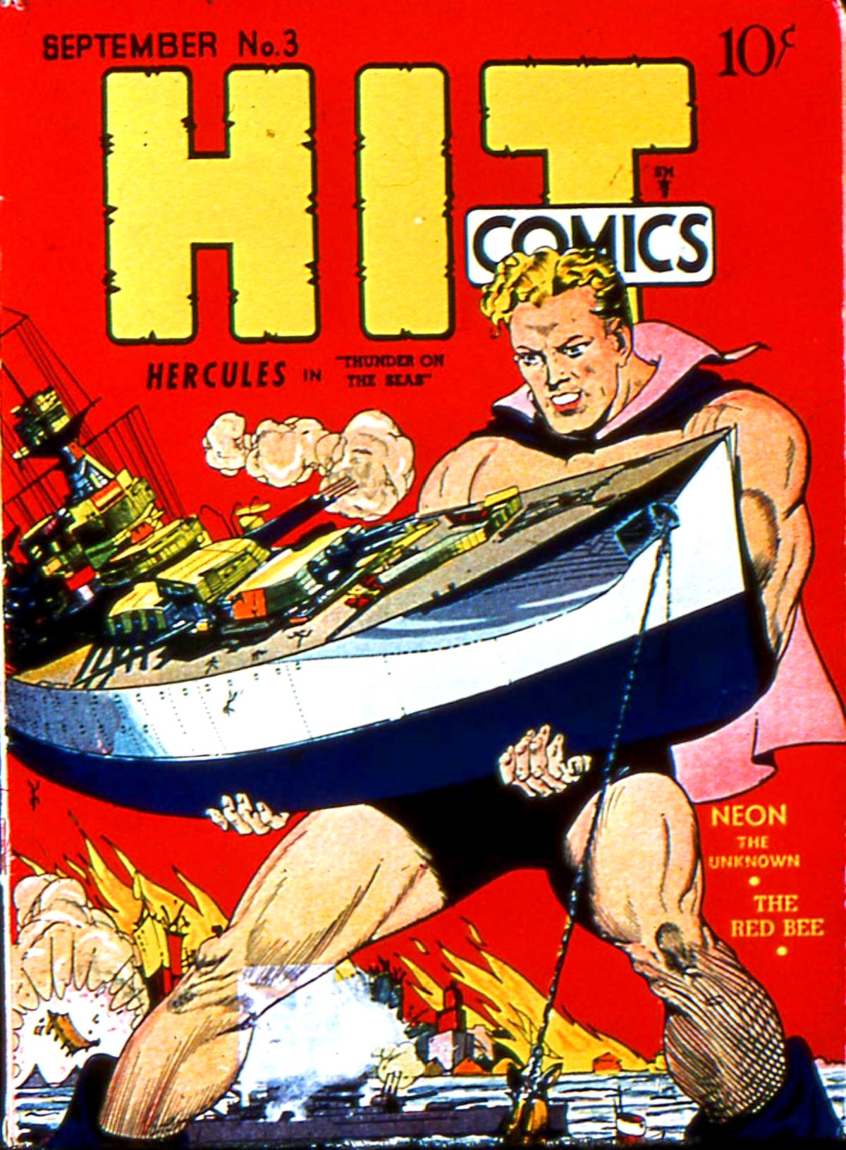 Hit Comics #3 cover