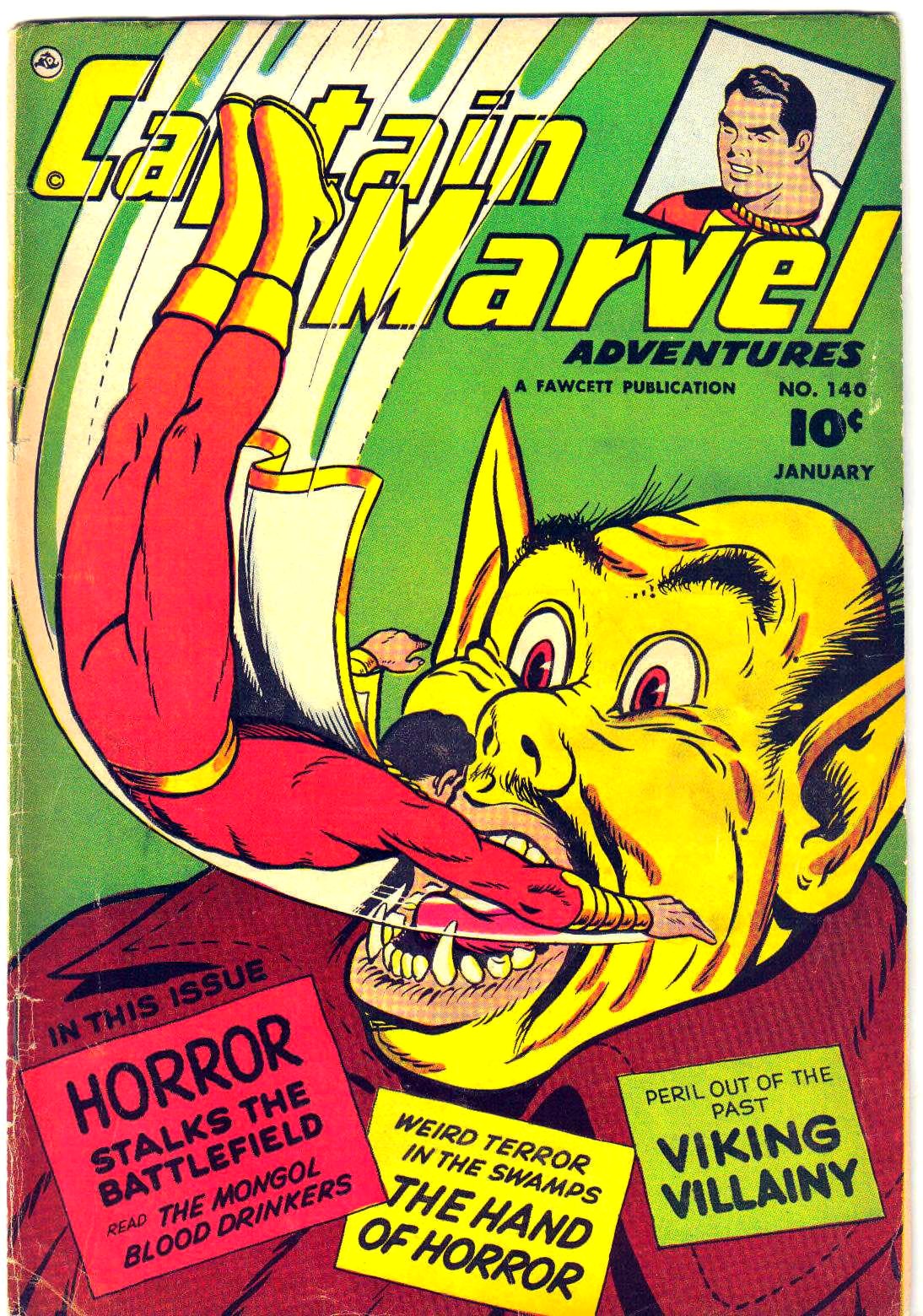 Captain Marvel Adventures #140 cover
