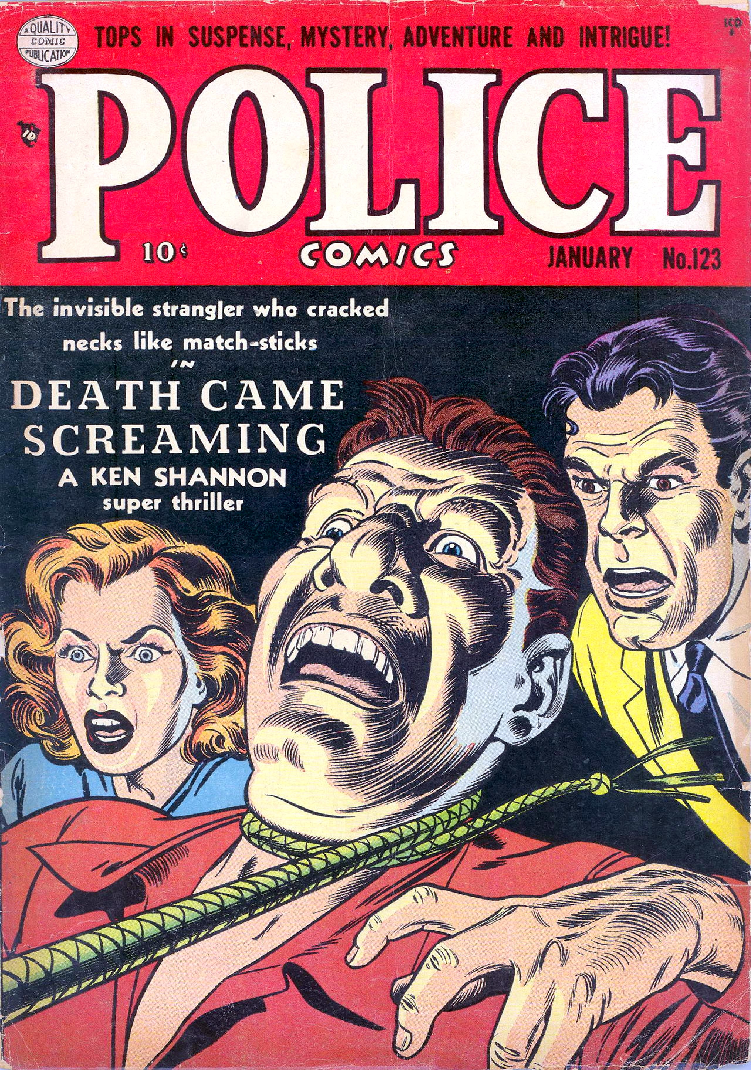 Police Comics #123 cover