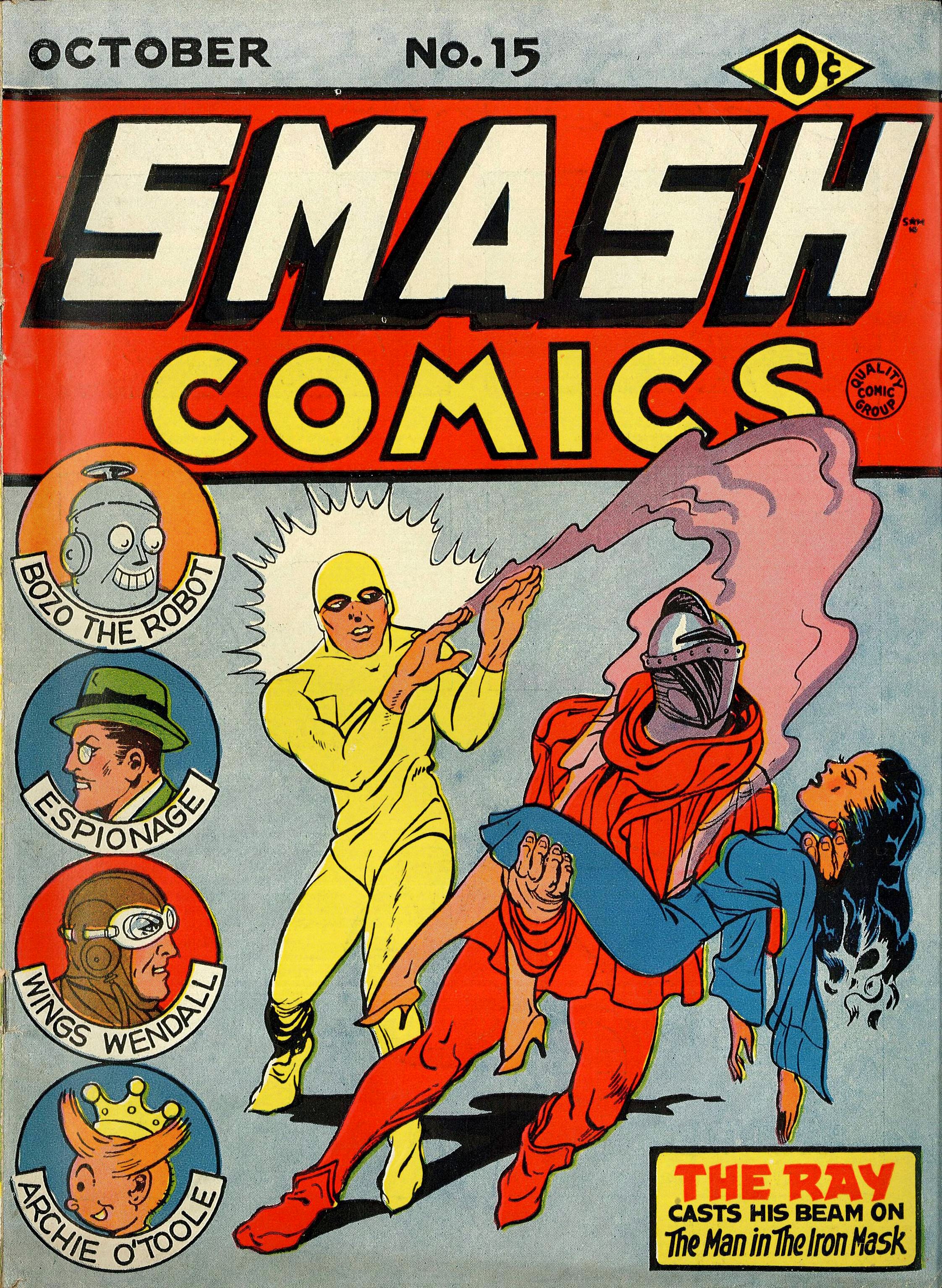 Smash Comics #15 cover