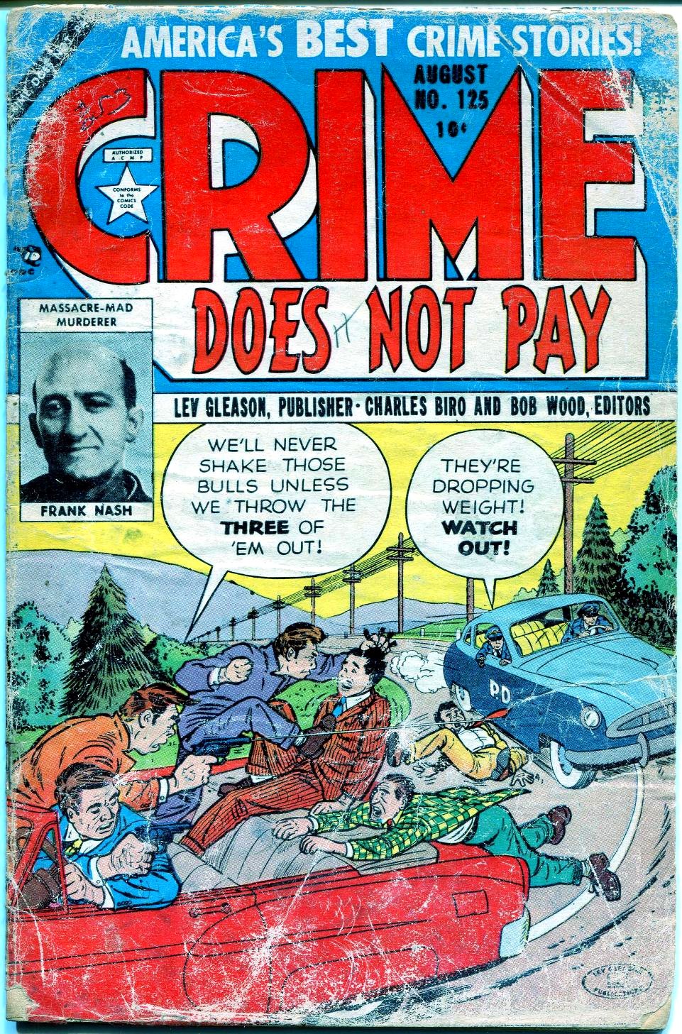Crime Does Not Pay #125 cover