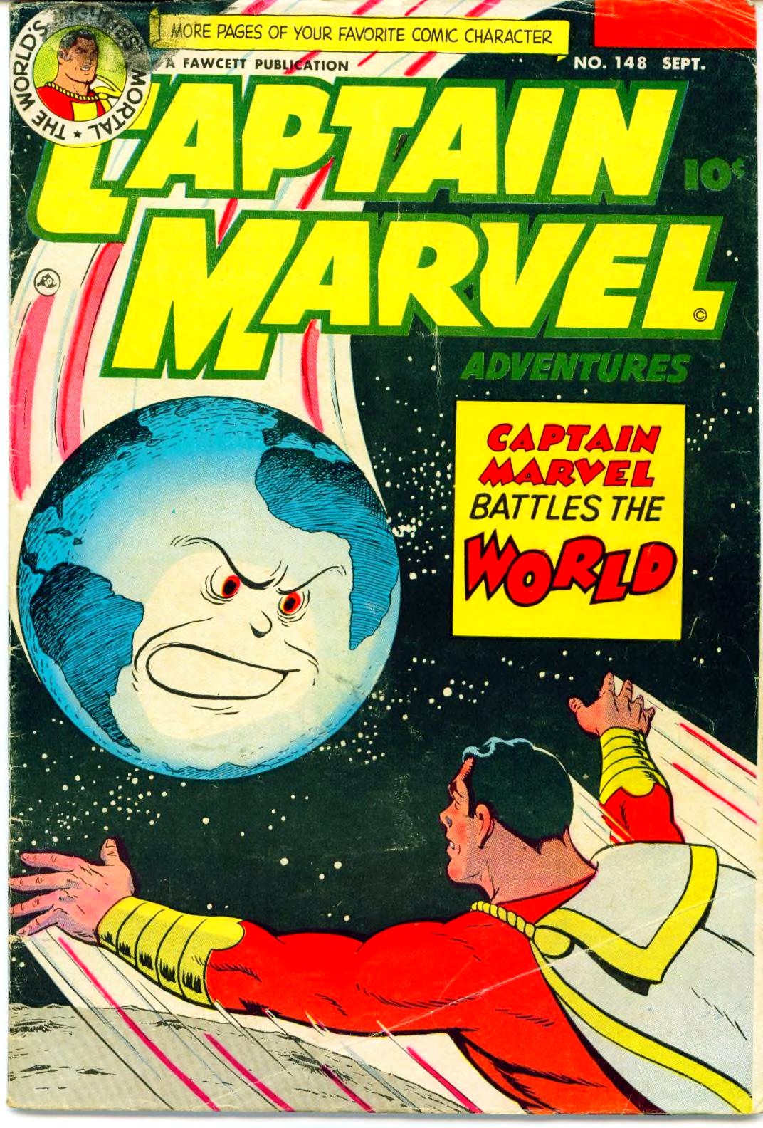 Captain Marvel Adventures #148 cover