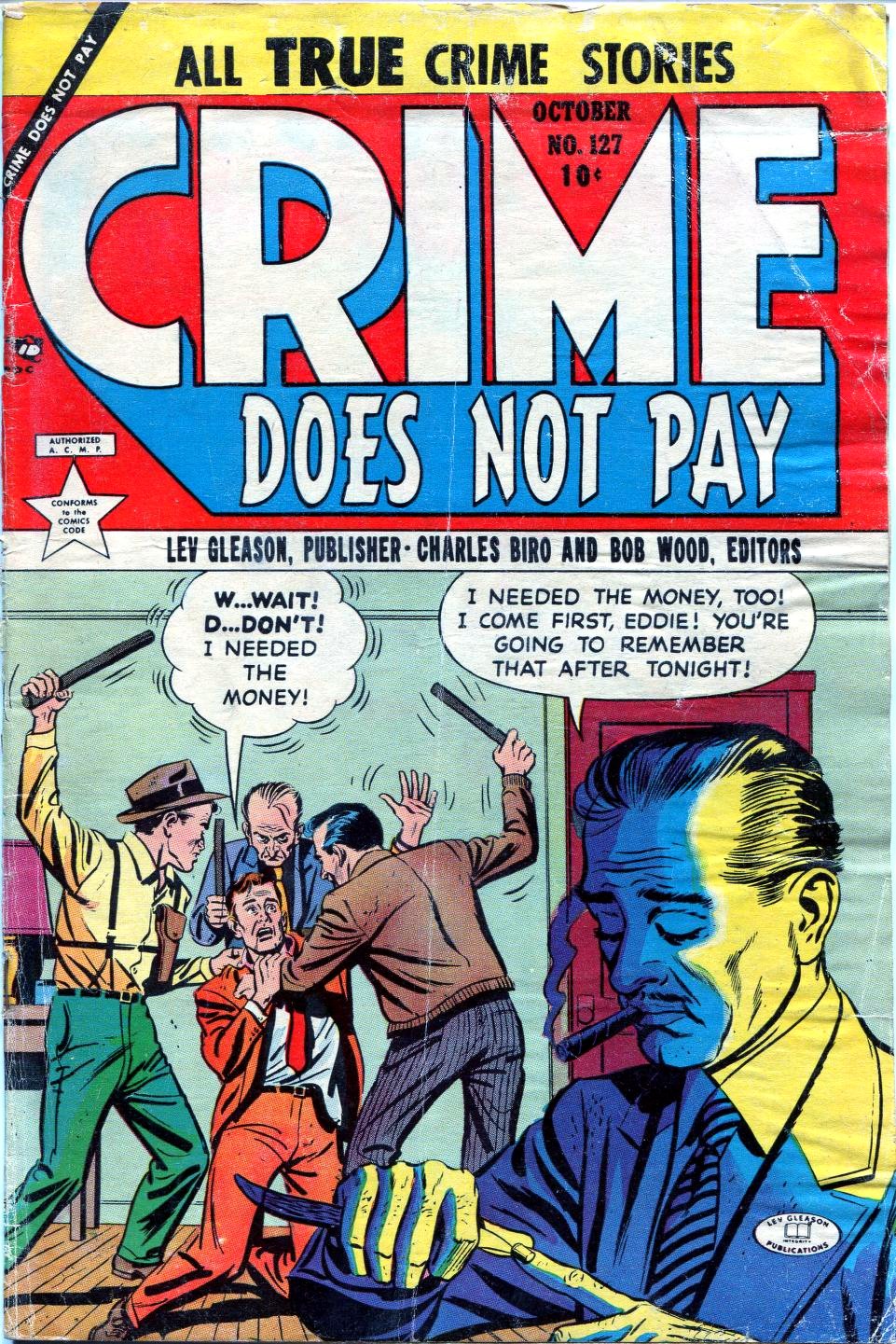 Crime Does Not Pay #127 cover