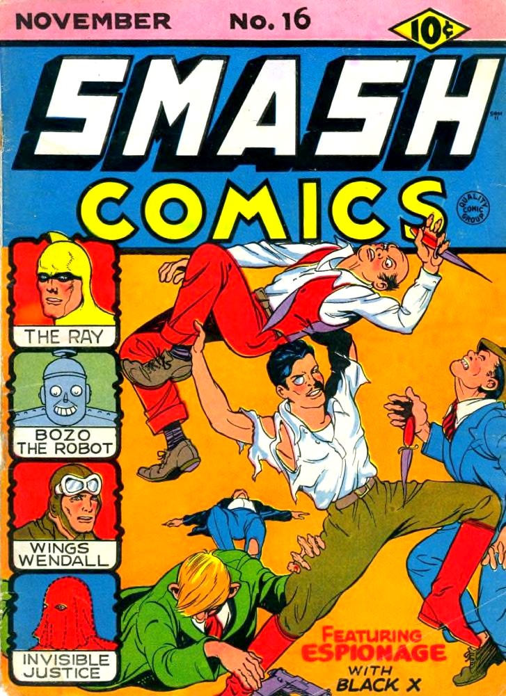 Smash Comics #16 cover