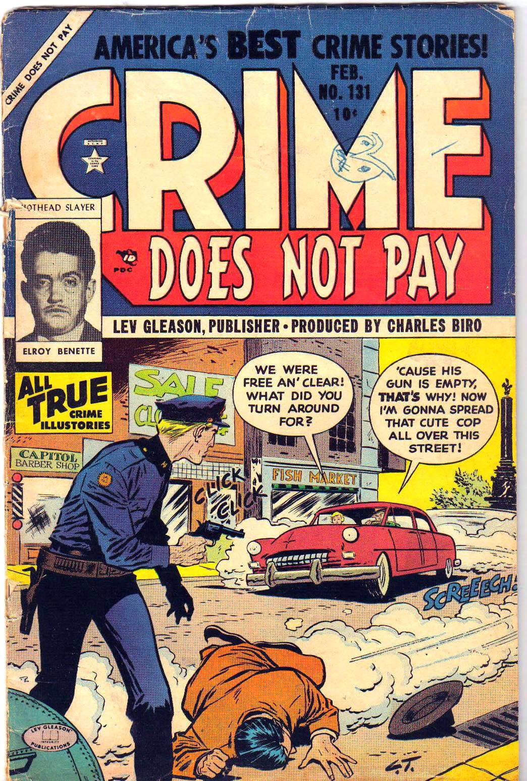 Crime Does Not Pay #131 cover