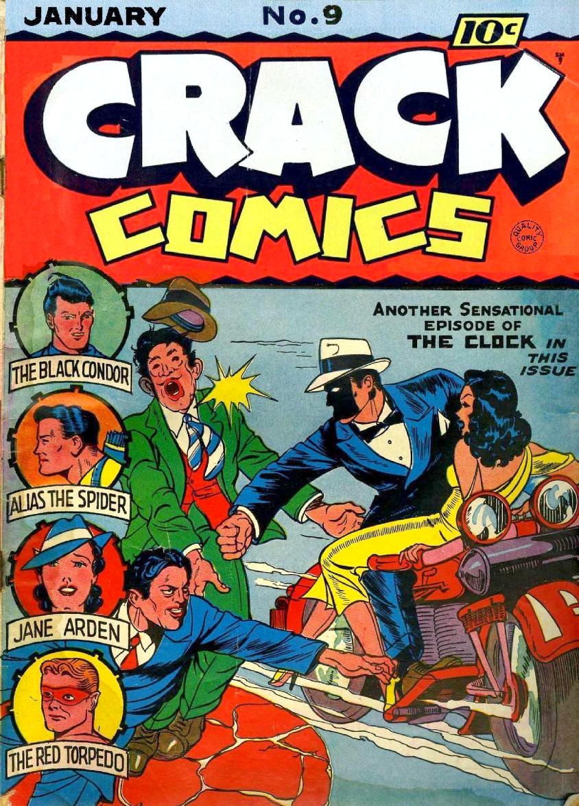 Crack Comics #9 cover