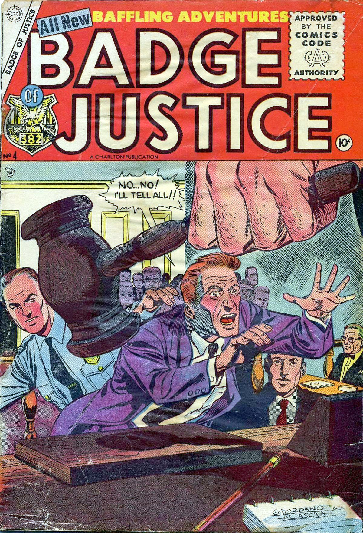 Badge of Justice #4 cover