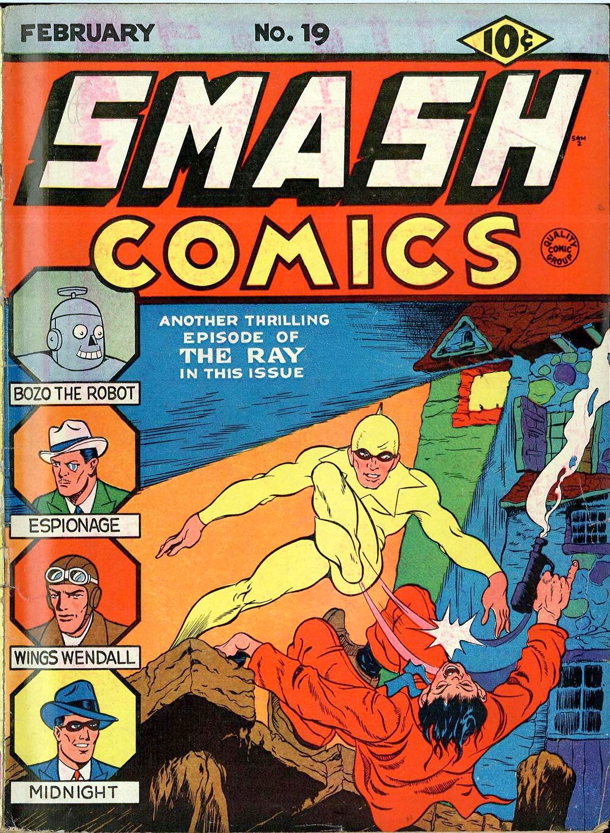 Smash Comics #19 cover