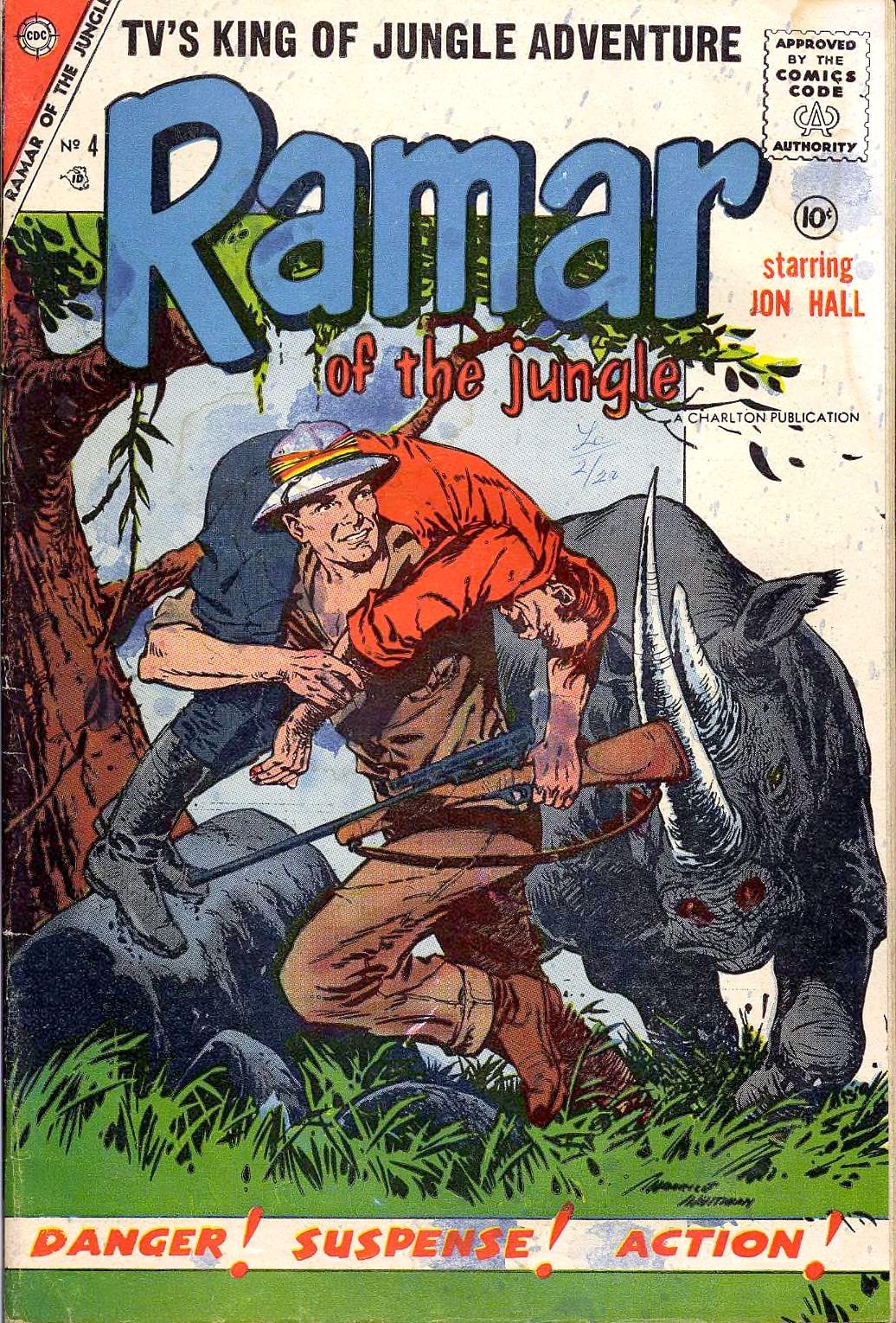 Ramar of the Jungle #4 cover