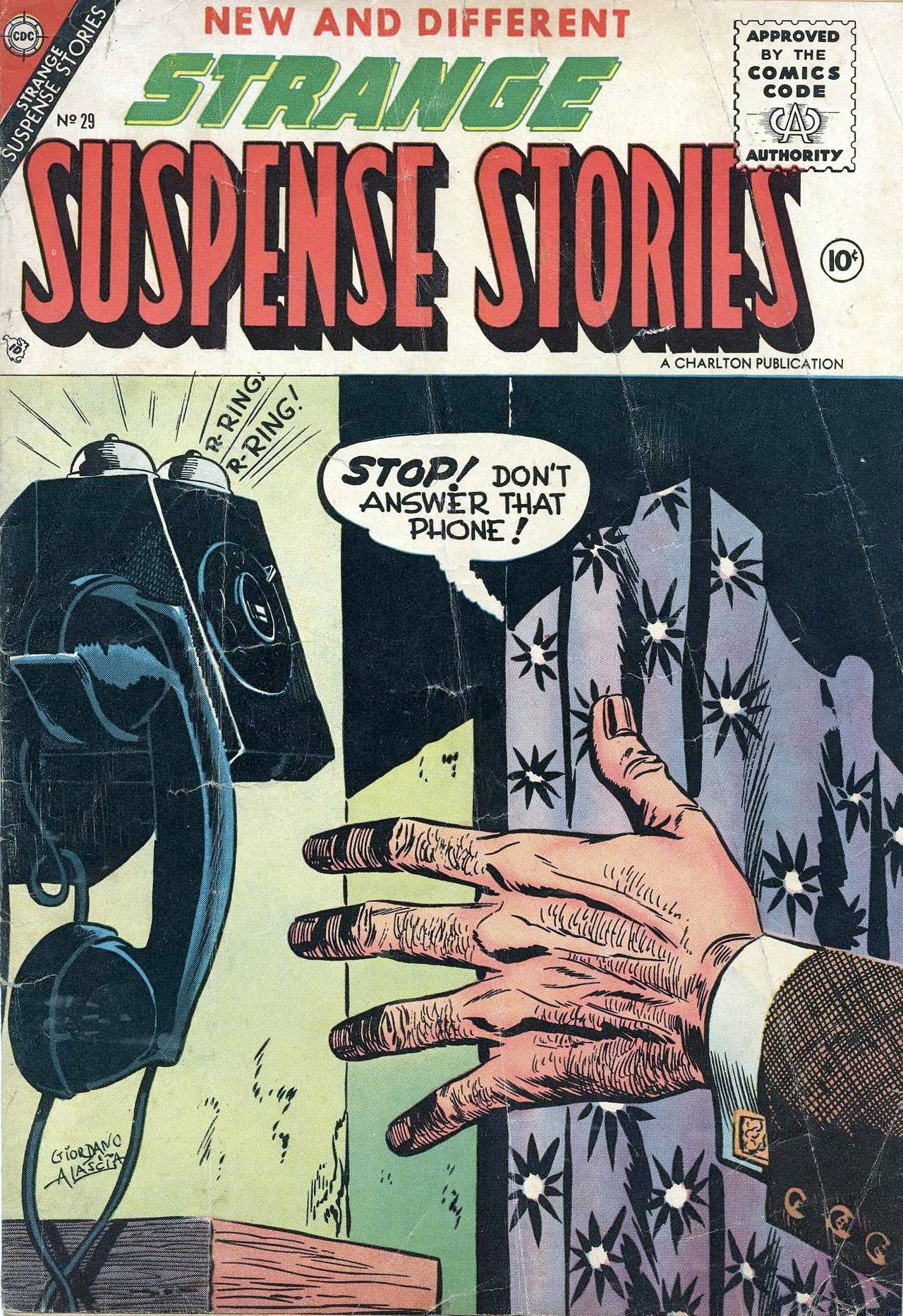 Strange Suspense Stories #29 cover