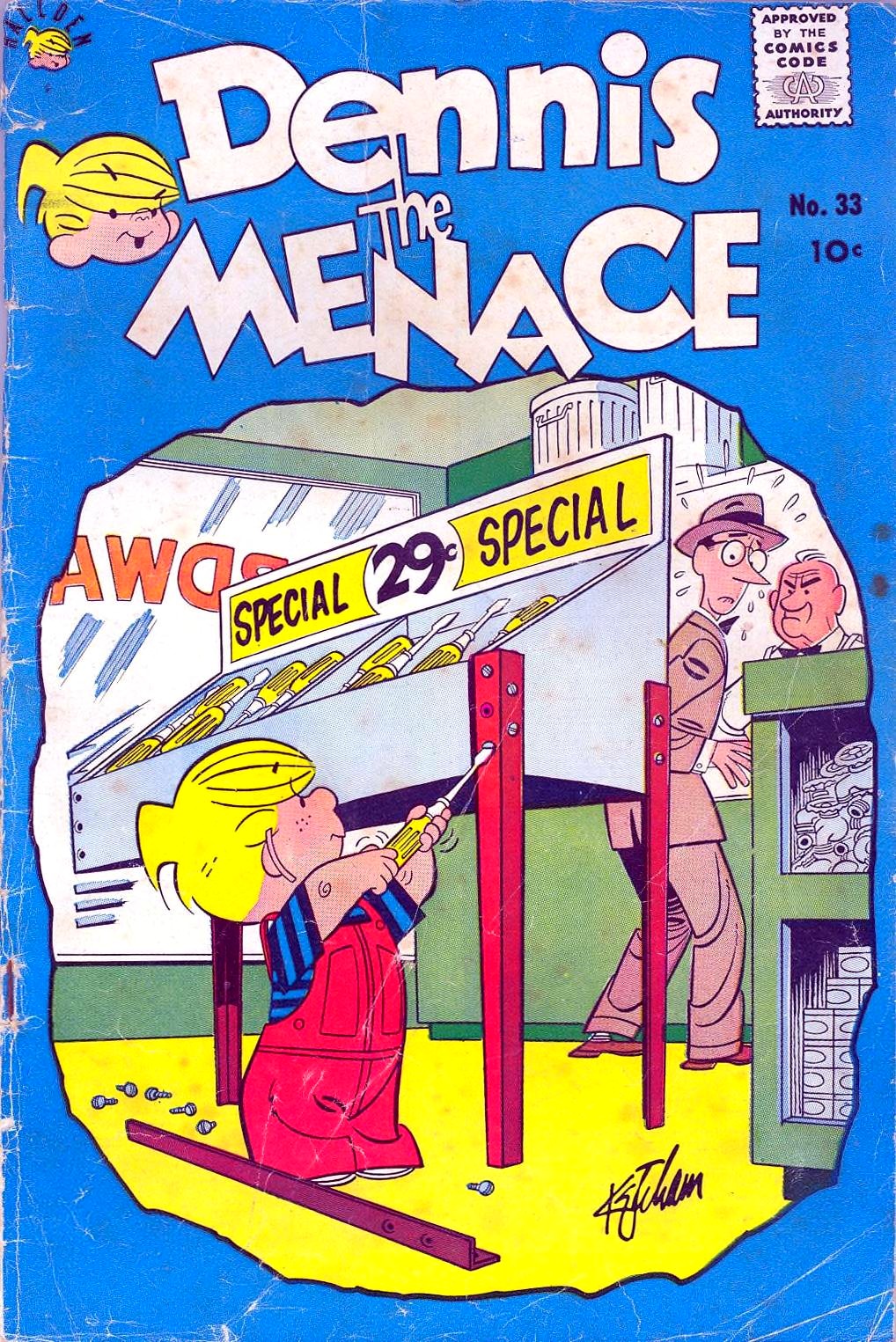 Dennis the Menace #33 cover